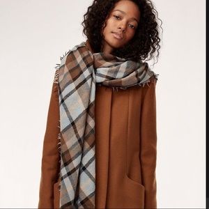Aritzia Wilfred Plaid Scarf
